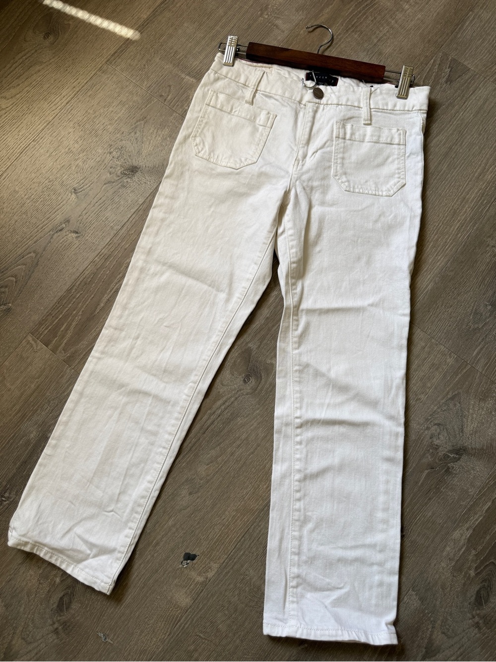 Sanctuary women’s White Slim Straight Jeans- size 27